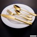 Silverware Set 24-Piece Stainless Steel Flatware Sets Service for 6 Mirror Polishing Cutlery Sets with Gift Box for Home Kitchen RestaurantTableware Utensil Sets (Gold2 normal) - B0784RD5PD